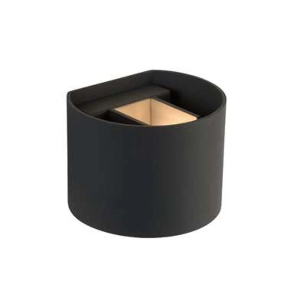 Lucide Wandlamp Xio 1 LED - Grijs 1 Lucide Wandlamp Xio 1 LED - Grijs