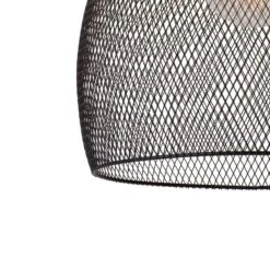 Lucide Hanglamp Mesh - Zwart - Ø28 Cm -Leen Bakker 81016134 0800
