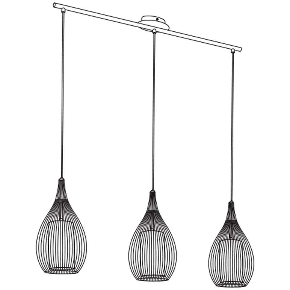 EGLO Hanglamp Razoni 3-lichts - Wit 2 EGLO Hanglamp Razoni 3-lichts - Wit - Afbeelding 2