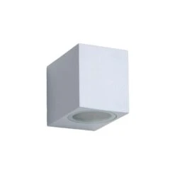Lucide LED Wandspot Buiten ZORA IP44 - Wit - 9x6,5x7,9 Cm