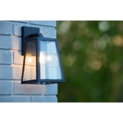 Lucide Wandlamp Matslot - Zwart - 18x16,5x30,5 Cm -Leen Bakker 81024862 0306