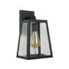 Lucide Wandlamp Matslot - Zwart - 18x16,5x30,5 Cm