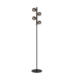 Lucide Vloerlamp Tycho - Zwart - 22x22,5x154 Cm