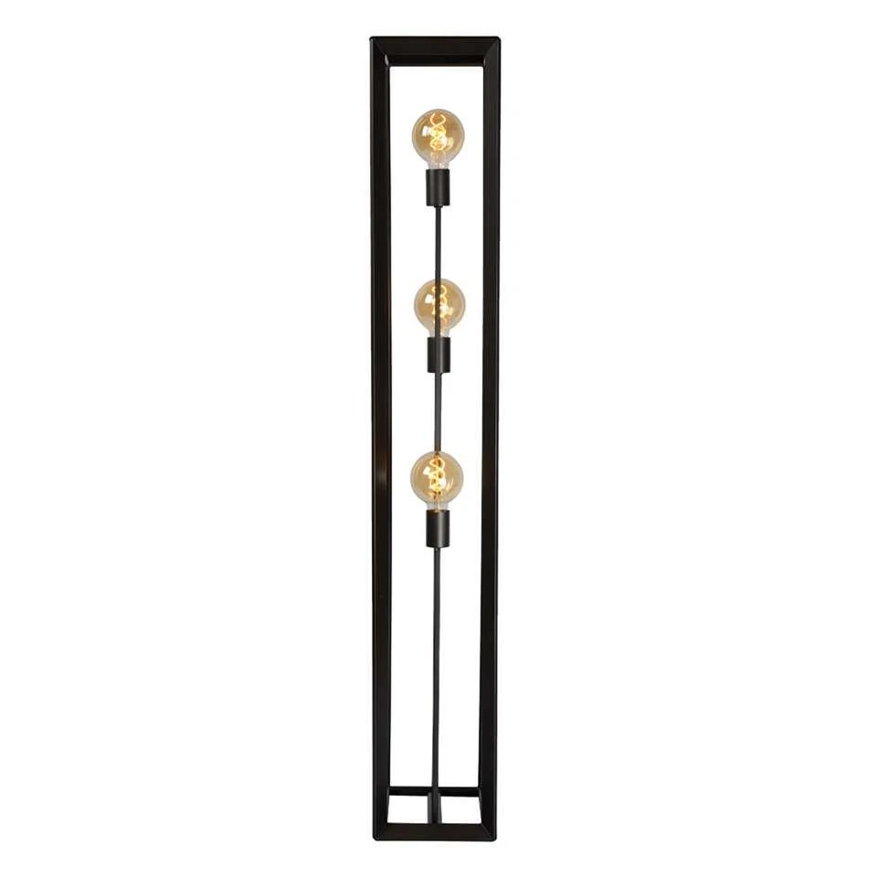 Lucide Vloerlamp Thor - Grijs - 22x25x140 Cm 4 Lucide Vloerlamp Thor - Grijs - 22x25x140 Cm - Afbeelding 4