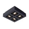 Lucide Plafondspot Xirax 4 Lamp - Zwart