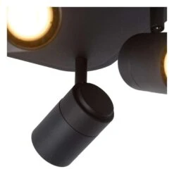 Lucide Wandspot Lennert 4 Lamp - Zwart -Leen Bakker 81026226 0008