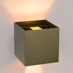 Lucide Wandlamp Xio - Koffie -Leen Bakker 81028120 1000