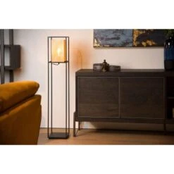 Lucide Vloerlamp Sansa - Zwart -Leen Bakker 81028161 0300