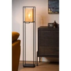 Lucide Vloerlamp Sansa - Zwart -Leen Bakker 81028161 0400