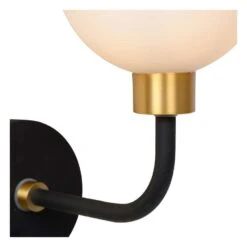 Lucide Wandlamp Berend - Zwart -Leen Bakker 81028195 1000