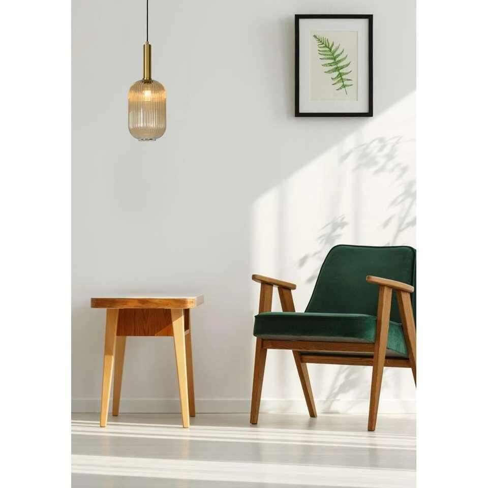 Lucide Hanglamp Maloto - Amber - Ø20 Cm 3 Lucide Hanglamp Maloto - Amber - Ø20 Cm - Afbeelding 3