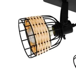 EGLO Plafondlamp Anwick 3-spot - Zwart/bruin -Leen Bakker 81028658 0400