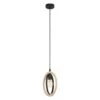 EGLO Hanglamp Basildon - Zwart/bruin