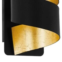 EGLO Wandlamp Elizondo - Zwart/goudkleurig -Leen Bakker 81028717 0400