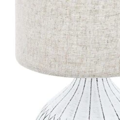 EGLO Tafellamp Bellariva - Wit/bruin -Leen Bakker 81028765 0400