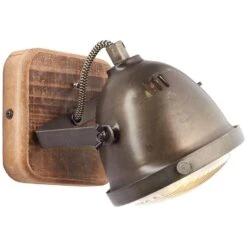 Brilliant Wandlamp Carmen - Hout - GU10 -Leen Bakker 81029038 0400