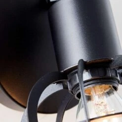 Brilliant Wandlamp Spacid - Zwart -Leen Bakker 81029093 0400