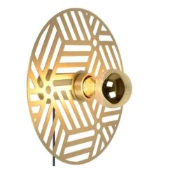 Lucide Wandlamp Olenna - Mat Goud/messing -Leen Bakker 81029310 0401