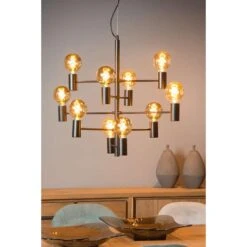 Lucide Hanglamp Leanne - Zwart -Leen Bakker 81029532 0302