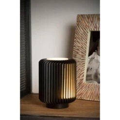 Lucide Tafellamp Turbin - Zwart - 10 Cm -Leen Bakker 81029554 0301
