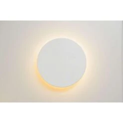 Lucide Wandlamp Eklyps LED - Wit - Ø 15 Cm -Leen Bakker 81029574 0302