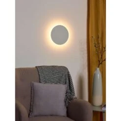 Lucide Wandlamp Eklyps LED - Wit - Ø 25 Cm -Leen Bakker 81029576 0302