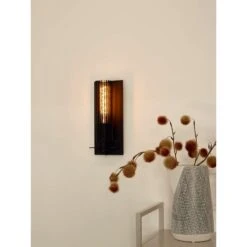 Lucide Wandlamp Lionel - Zwart -Leen Bakker 81029587 0301