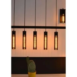 Lucide Wandlamp Lionel - Zwart -Leen Bakker 81029587 0302