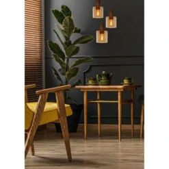 Lucide Hanglamp Toledo - Amber -Leen Bakker 81029594 0301