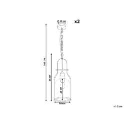 Beliani Hanglamp BASHILO - Zwart Ijzer 6 Beliani Hanglamp BASHILO - Zwart Ijzer -Leen Bakker 8263719a775a490fa746c919d69b0283