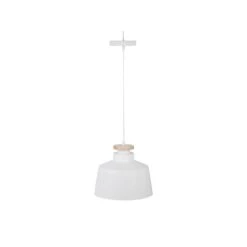 Beliani Hanglamp DANUBE - Wit Aluminium -Leen Bakker 833a33ff29cc46d2b0d10594ea251205