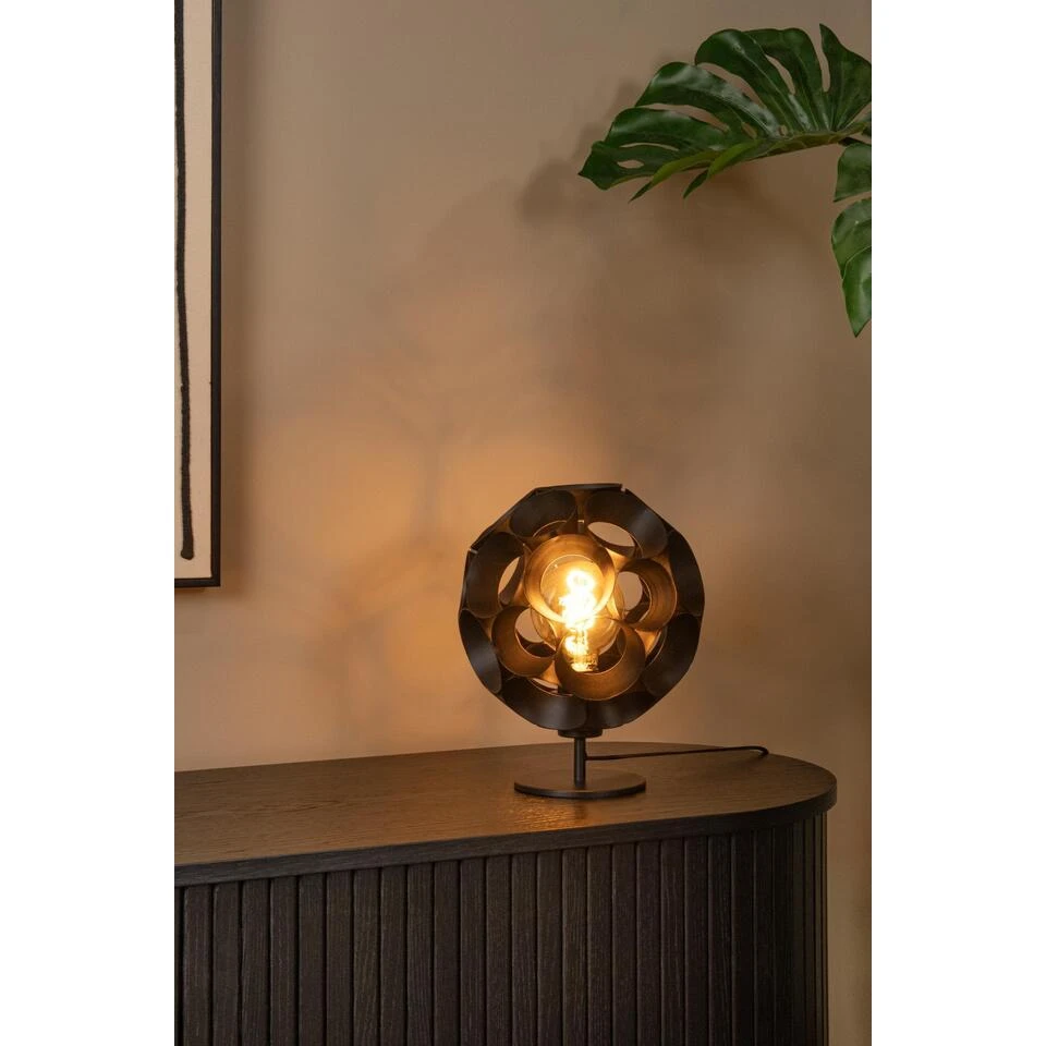 Lucide HANNELORE Tafellamp - Zwart 2 Lucide HANNELORE Tafellamp - Zwart - Afbeelding 2