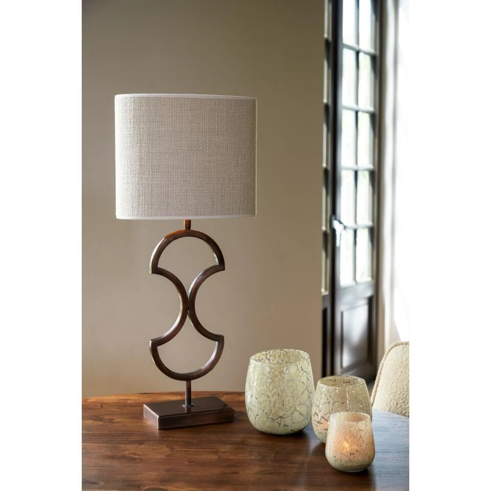 Lampenkap Ovaal Saverna - Eiwit - 30x15x25cm 2 Lampenkap Ovaal Saverna - Eiwit - 30x15x25cm - Afbeelding 2