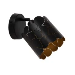 Lucide ALMELO Wandspot - Zwart -Leen Bakker 8bdfc72049f74c1ea85558602d0dcaa4