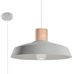 Sollux Hanglamp Afra - 1 Lichts - 40 X115 Cm - Grijs -Leen Bakker 8f1a48a6167f4e28ac485d0f570a88f1