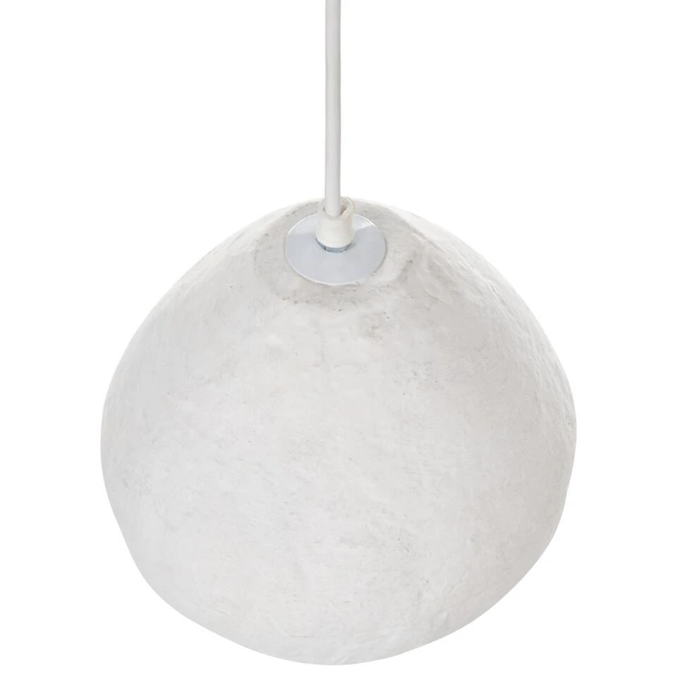 OLIMAR - Hanglamp - Gebroken Wit - Papier-maché 5 OLIMAR - Hanglamp - Gebroken Wit - Papier-maché - Afbeelding 5