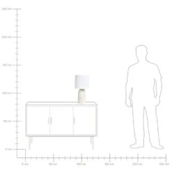 BELIHUL - Tafellamp - Gebroken Wit - Keramiek -Leen Bakker 931213a68bef46ca9fd024ab37836f64