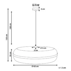 LAJAS - Hanglamp - Naturel - Bamboe -Leen Bakker 96aa5617e25545abadc5fa2ef12c125d