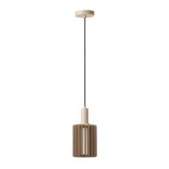 Lucide LAMBRES Hanglamp - Taupe -Leen Bakker 96e0069f1b5749aba065898cf4a96921