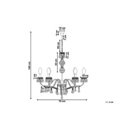 Beliani Hanglamp KALANG L - Zwart Synthetisch Materiaal -Leen Bakker 9736d131a77840e29c46b3d1f71fa90d