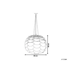 Beliani Hanglamp MOSELLE - Wit Metaal 6 Beliani Hanglamp MOSELLE - Wit Metaal -Leen Bakker 977336d60e774ce984e4ddca4a37a68e