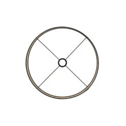 Drum Lampenkap Velours - Zwart/Goud - 45x42x25cm -Leen Bakker 97e755a9937b4102b61621f3513ee3e0