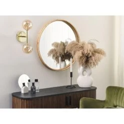 Beliani Muurlamp RAMIS - Goud Staal -Leen Bakker 98b1f4fb47274de49b26587ec38fb675