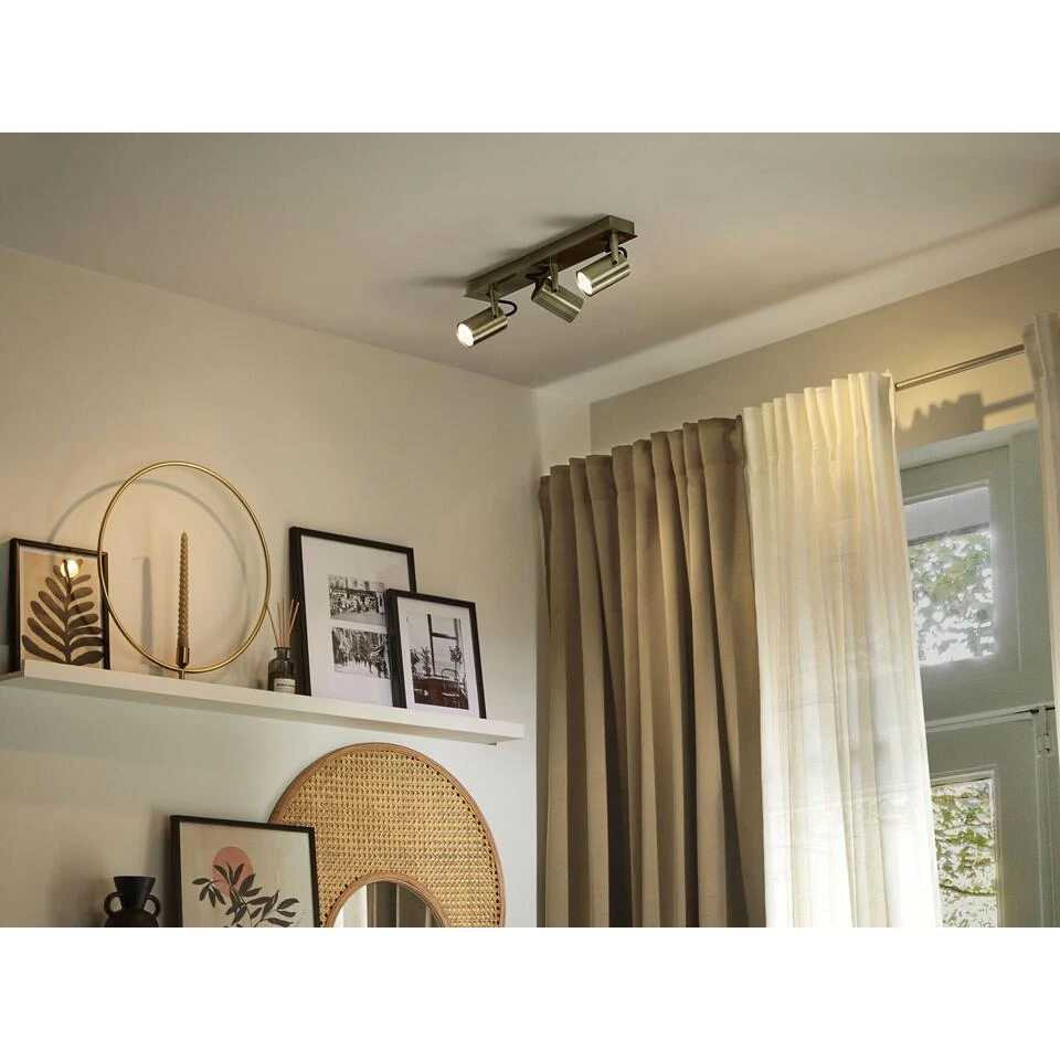 Beliani Muurlamp KLIP - Messing Metaal 2 Beliani Muurlamp KLIP - Messing Metaal - Afbeelding 2