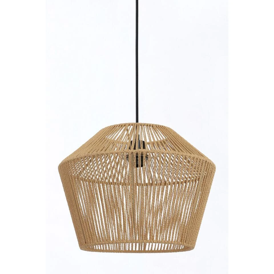 Hanglamp Caspian - Bruin/Zwart - Ø40cm 7 Hanglamp Caspian - Bruin/Zwart - Ø40cm - Afbeelding 7