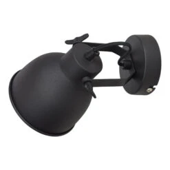 Wandlamp Industrial Large Ø14cm Vintage Black -Leen Bakker 9c663a79415f412089419a7296af2445