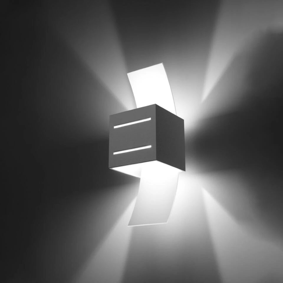 Sollux Wandlamp Loreto - 1 Lichts - 12 X30 Cm - Wit 3 Sollux Wandlamp Loreto - 1 Lichts - 12 X30 Cm - Wit - Afbeelding 3