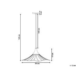 Beliani Hanglamp MAZARO - Zwart Metaal -Leen Bakker a0d887250d684398b431b924f99cd71d
