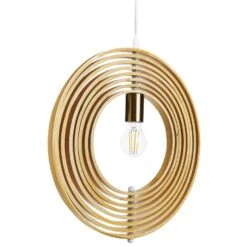 MURRELL - Hanglamp - Lichtbruin - Populierenhout -Leen Bakker a139c4e766734f63855dc2a7515a1eb9