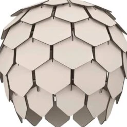 EGLO Mattanza Hanglamp - E27 - Ø 49,5 Cm - Grijs/Zwart - Hout/Staal -Leen Bakker a21016809a81410589c5bef29d75ee85